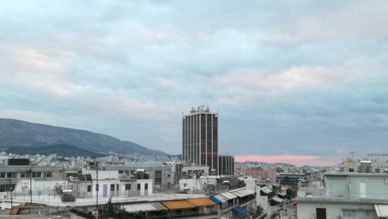 Central 6Th Floor Studio Near Metro & View&200Mbps Athens Exterior photo