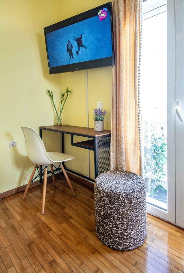 Central 6Th Floor Studio Near Metro & View&200Mbps Athens Exterior photo
