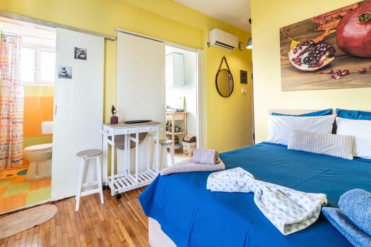 Central 6Th Floor Studio Near Metro & View&200Mbps Athens Exterior photo